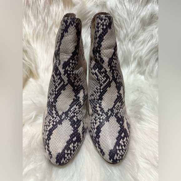 Steve Madden Snakeskin Patterned Ankle Boots - Picture 1 of 10